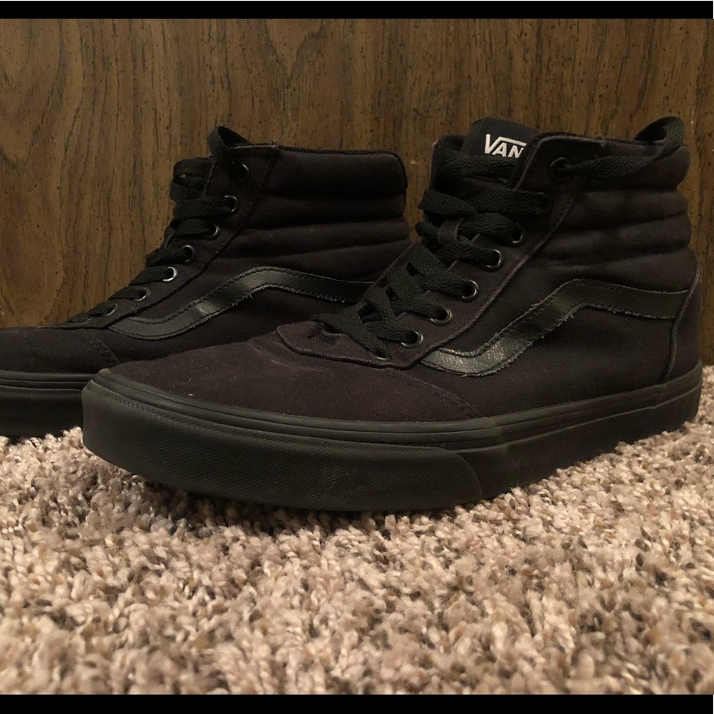 Black HiTop Vans